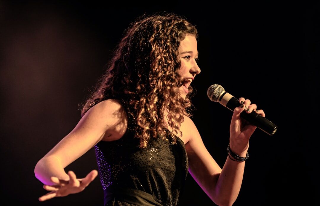 controversial singer on stage